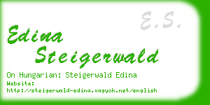 edina steigerwald business card